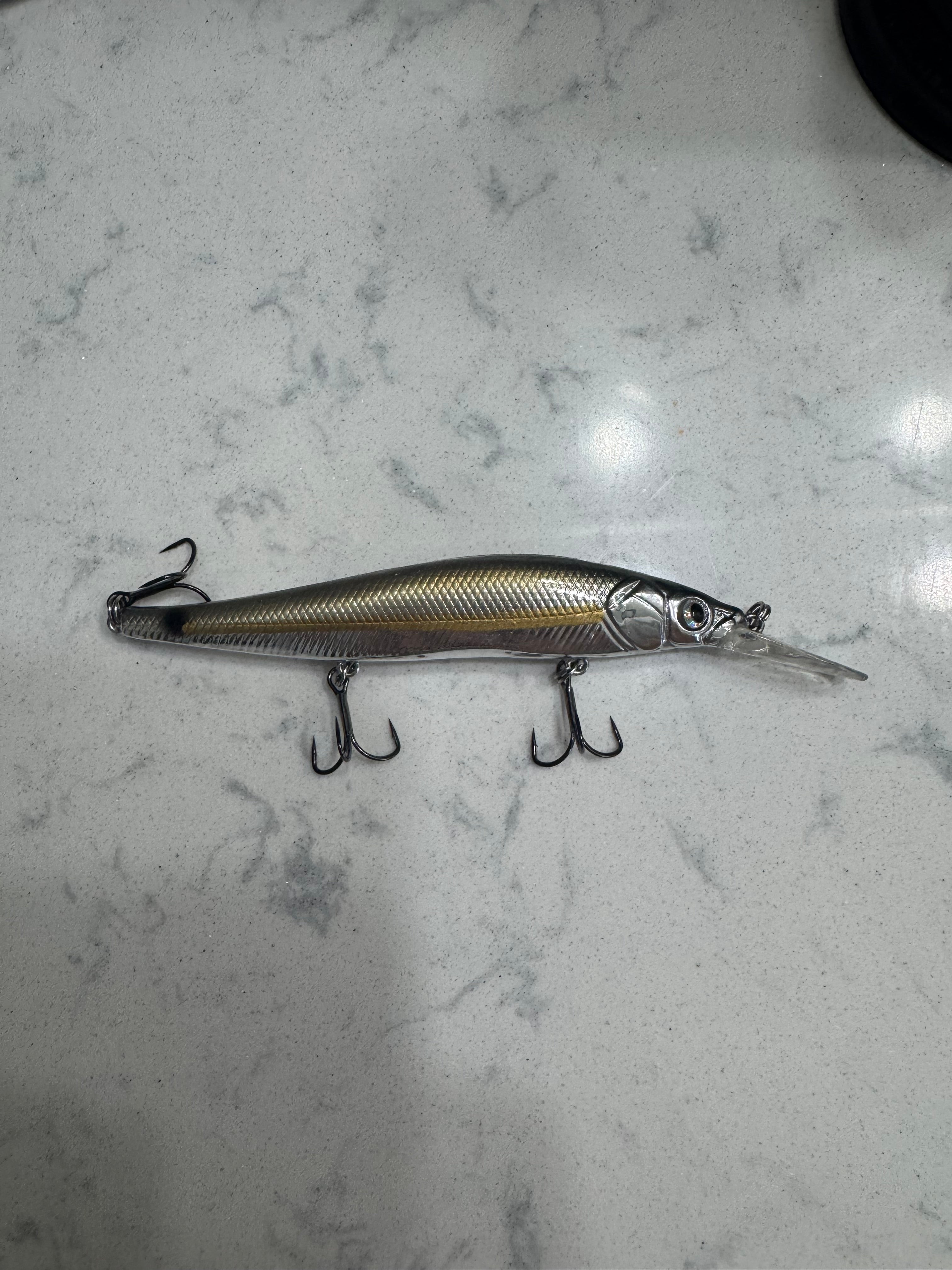 Medium Diving K-Shad  ''Chrome Shiner''