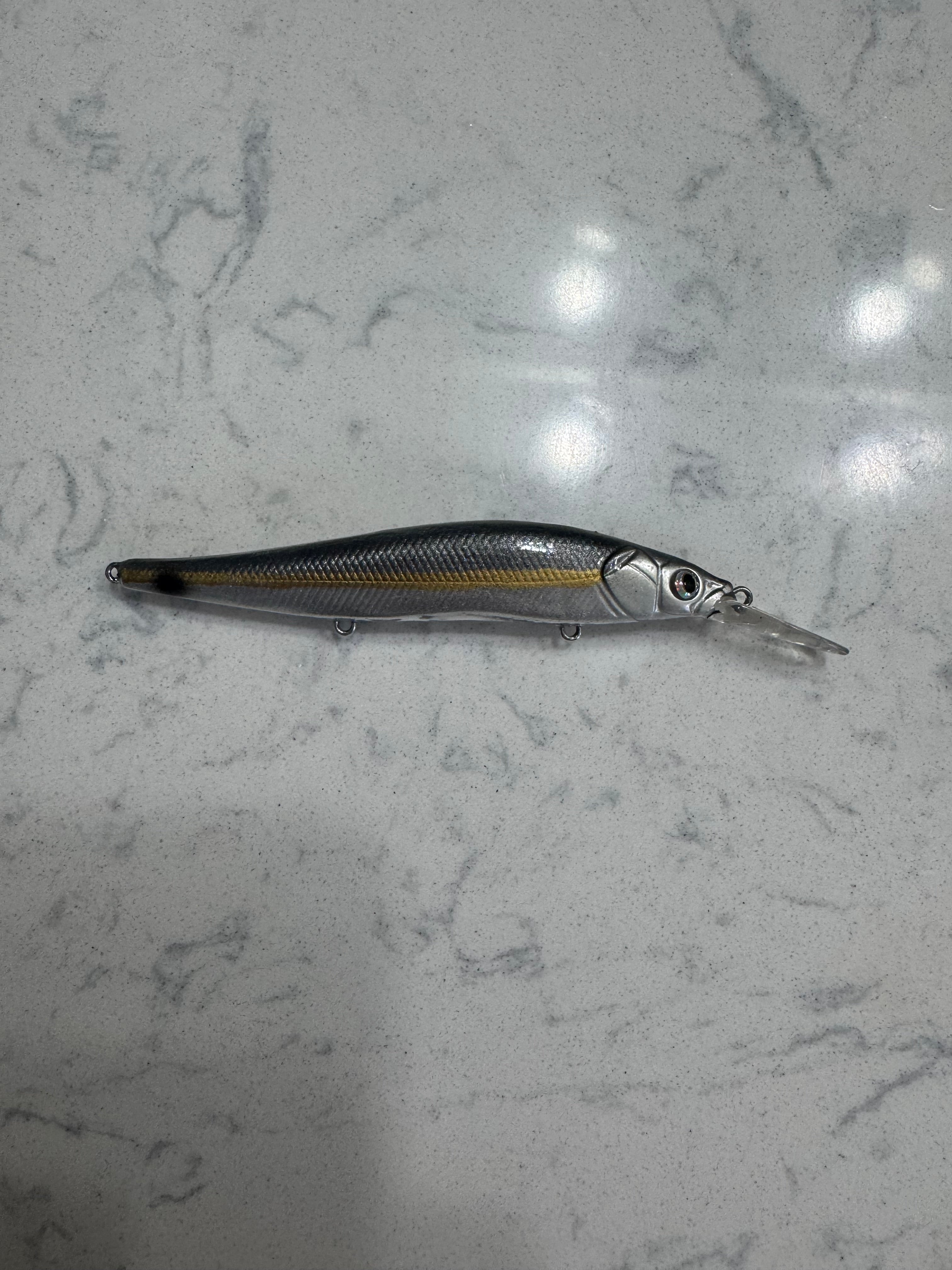 Medium Diving K-Shad ''Platinum Shiner''